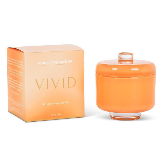 Orange & Grapefruit Candle in Pedestal Jar