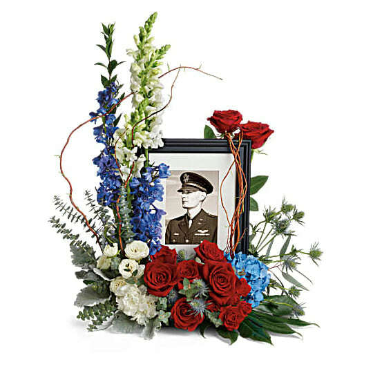 Always With Us Photo Tribute_Flower Arrangement_Floral Fixx_The Floral Fixx