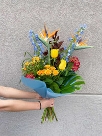 Blue Birds Bouquet_Flowers_The Floral Fixx_The Floral Fixx