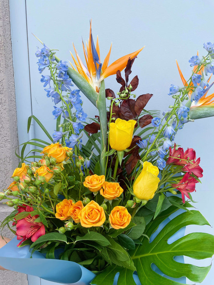Blue Birds Bouquet_Flowers_The Floral Fixx_The Floral Fixx
