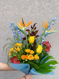 Blue Birds Bouquet_Flowers_The Floral Fixx_The Floral Fixx