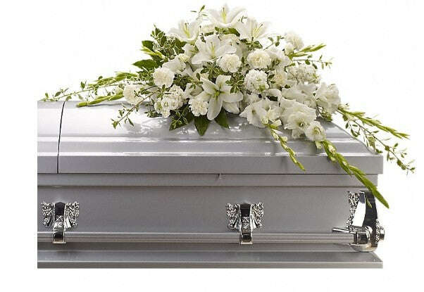 Bountiful Memories Casket Spray_Flower Arrangement_Floral Fixx_The Floral Fixx