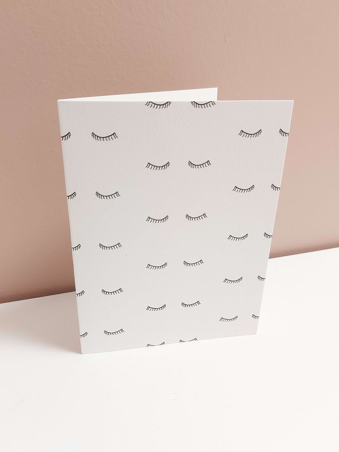 Forever & Always Donation Card- Eyelashes_Giftware_Floral Fixx_The Floral Fixx
