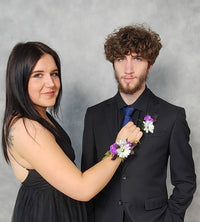Violet Vibes Boutonniere