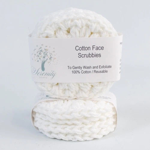 Serenity Soap- Coton Face Scrubbies
