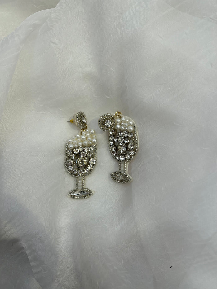 Wine Glass Earrings