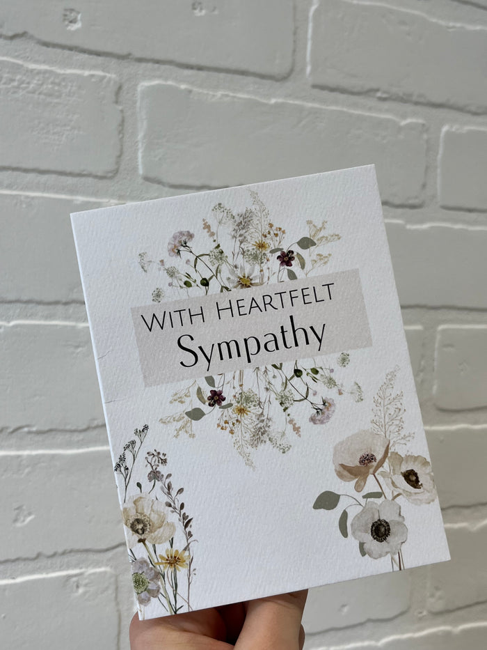 Floral Fixx With Heartfelt Sympathy Card