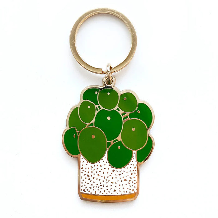 Paper Anchor Co.  Pilea Plant Keychain