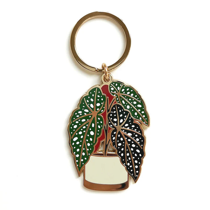 Paper Anchor Co. Begonia Plant Keychain