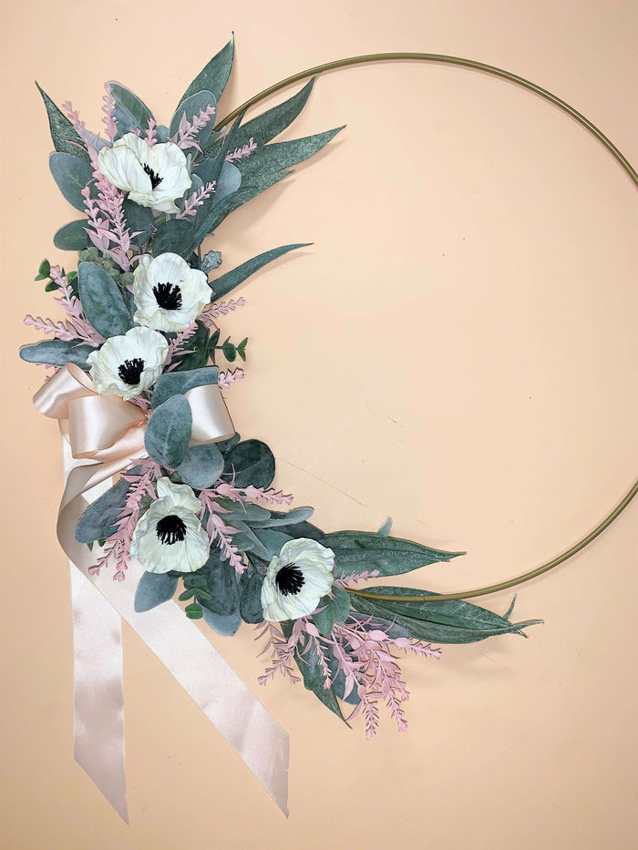 Silk Spring Wreath_Large_Silks_Floral Fixx Design Studio_The Floral Fixx
