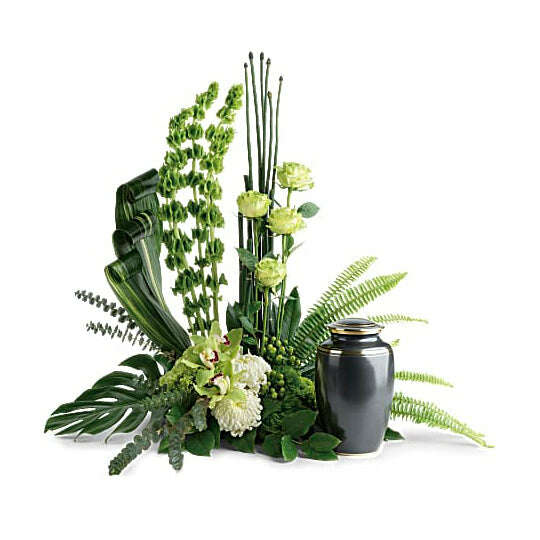 Tranquil Peace Cremation Tribute_Flower Arrangement_Floral Fixx_The Floral Fixx