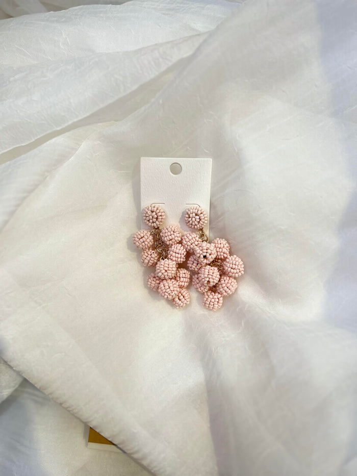 Pink Dangly Earrings